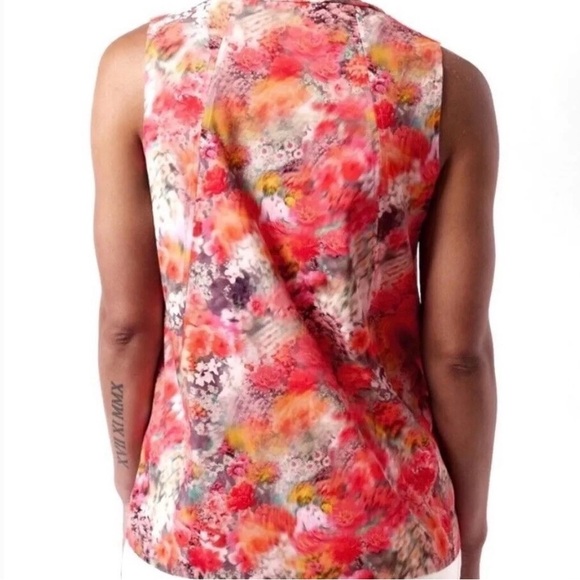 Athleta Zephyr Refined Tank - Pink Floral - Picture 2 of 8